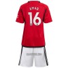 Camisola + Calções Manchester United Amad 16 Criança Equipamento 1ª 23/24